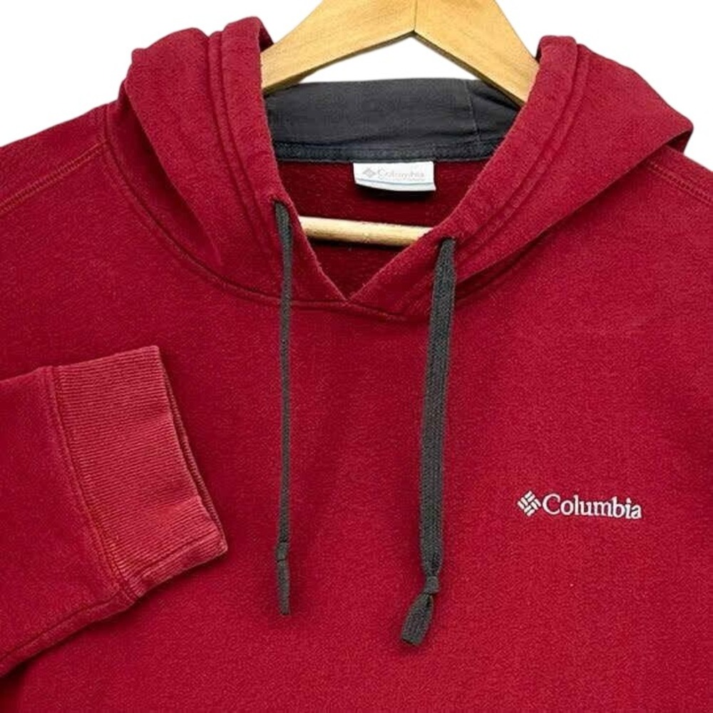 Columbia Red Pullover Hoodie Sweatshirt XM6732 Large